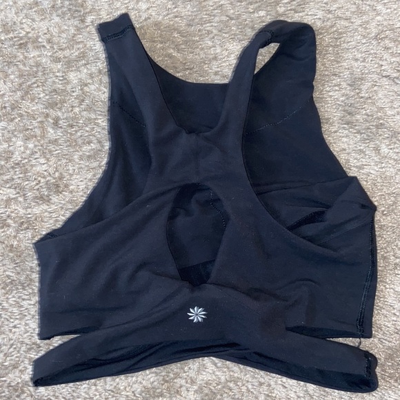 Athleta Conscious Crop Cut Out Bra/Crop Top - Picture 2 of 2